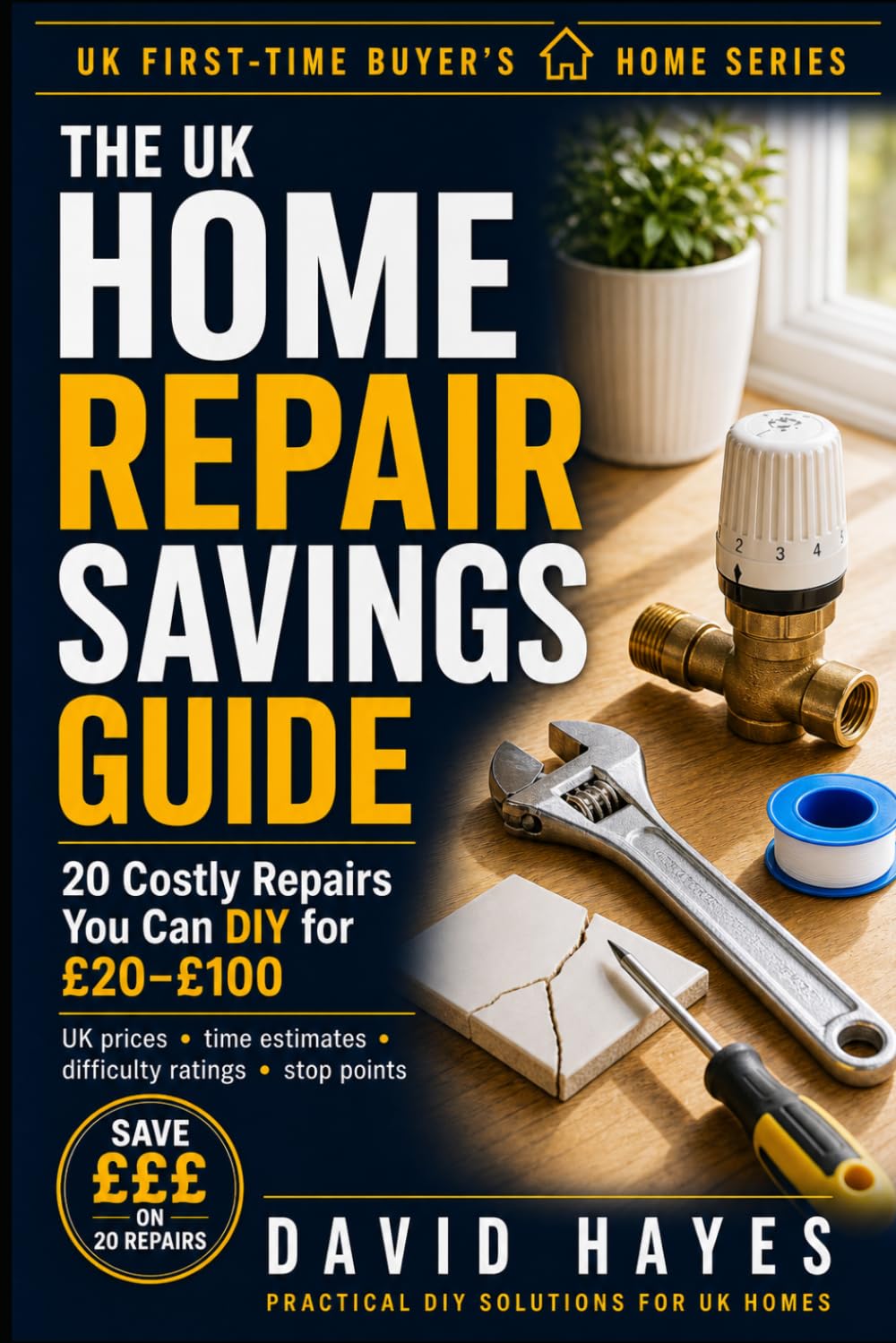 THE UK HOME REPAIR SAVINGS GUIDE 20 Costly Repairs You Can DIY for £20–£100: A cost-transparent, UK-specific DIY guide with real time estimates, ... “stop points” (DIY Home owners Improvement)