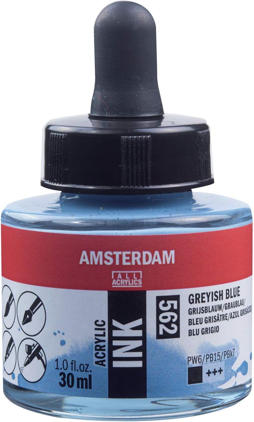 Amsterdam ACRYLC Ink Grey Blue, One Size, 30 ml