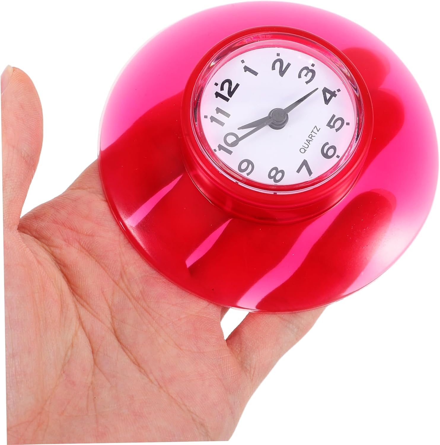 SOLUSTRE Cup Clock Battery Operated Wall-Mounted Timer for Bathroom Kitchen Shower and Pool and Portable Design Easy Installation
