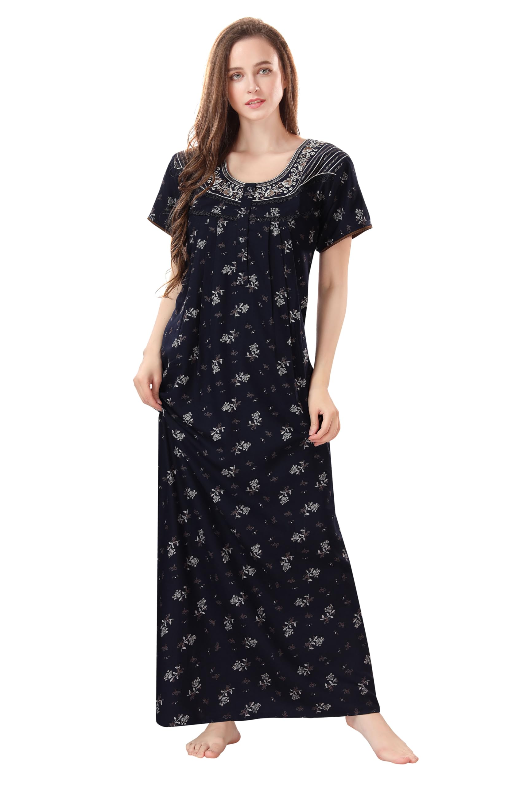 soulemo Women's Blended Printed Nighty 1638-picture-26