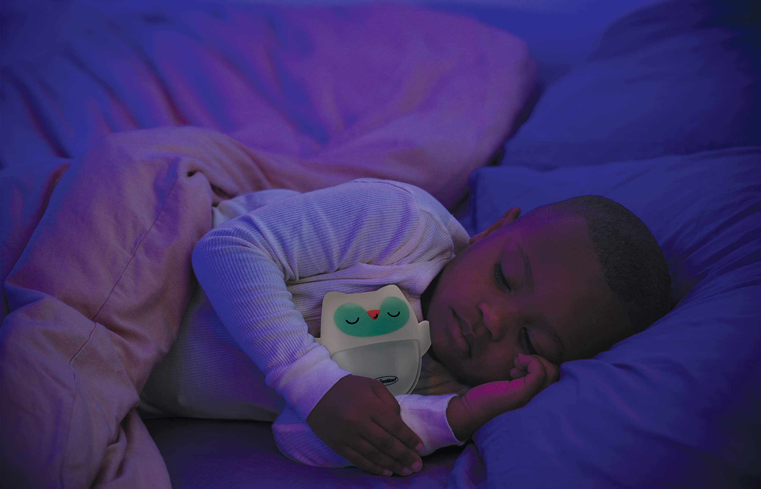 Juguete Bebé Búho Móvil Juguete Sensorial INFANTINO - Búho Con Alas Móviles Para Bebés Juguete Bebé Anillos Colores