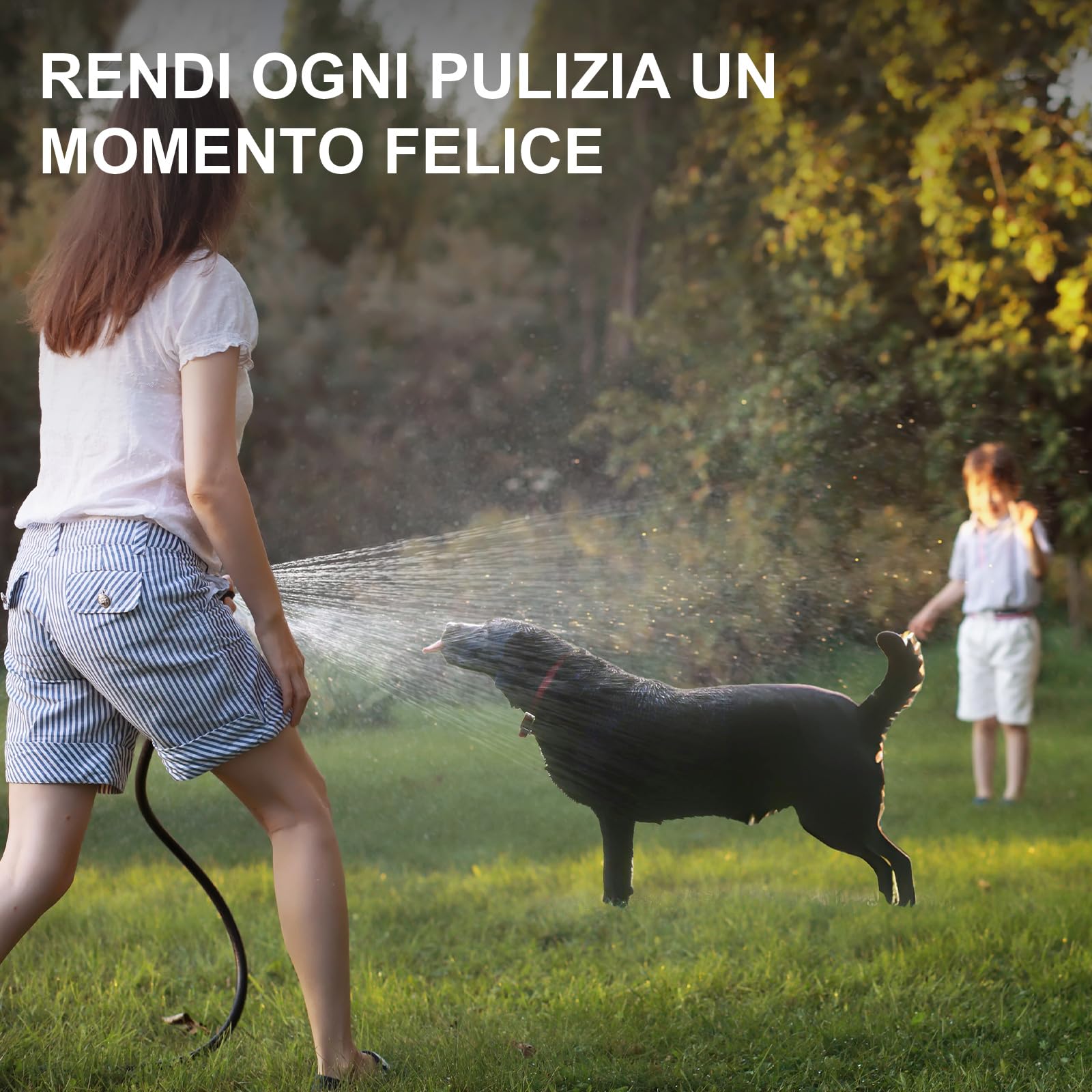 20L Doccia da Campeggio con 2000mAh Pompa e Tubo da 2m, Doccia Portatile Solare Borsa con Borsa di Trasporto e Soffione - Doccia Mobile per Camping, Spiaggia, Cani e Giardino
