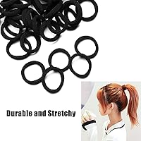 Vista 6 de WANBY Ligas para el cabello, mini bandas para el cabello coloridas sin costuras, suaves y elásticas, soportes para cola de caballo