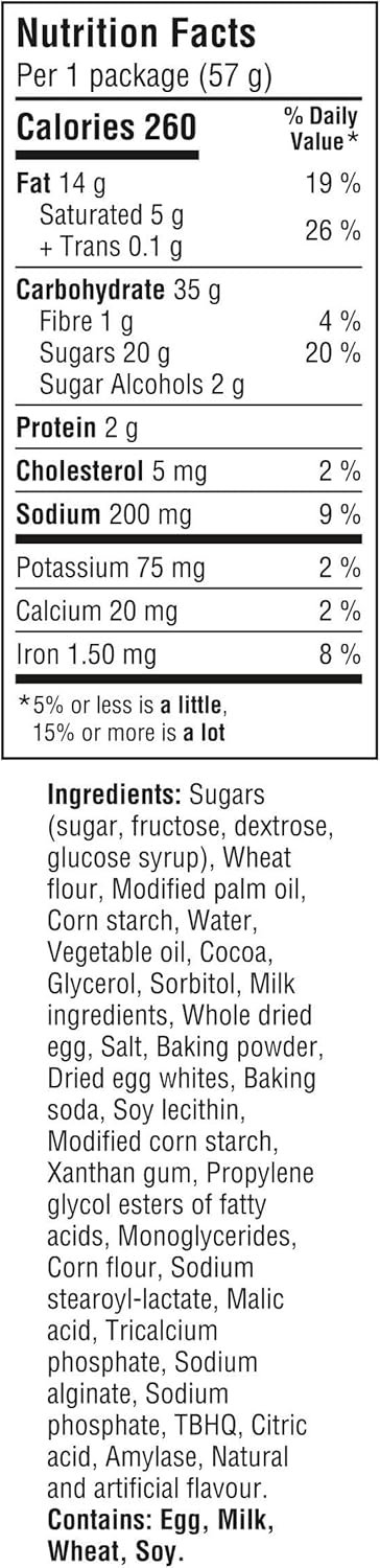 OREO Cakesters Soft Snack Cakes, 285g (Pack of 5, 57g each) Snack Packs, Original - Image 2