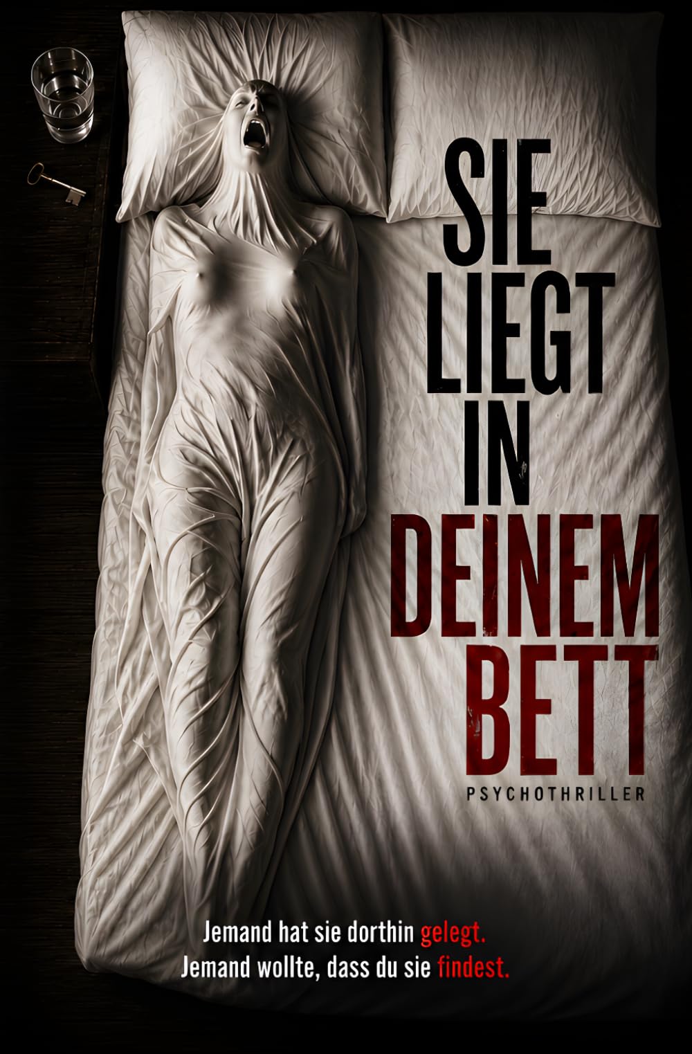 SIE LIEGT IN DEINEM BETT: Ein düsterer Psychothriller über Stalking, Schlüsselmissbrauch und eine Tote im eigenen Bett