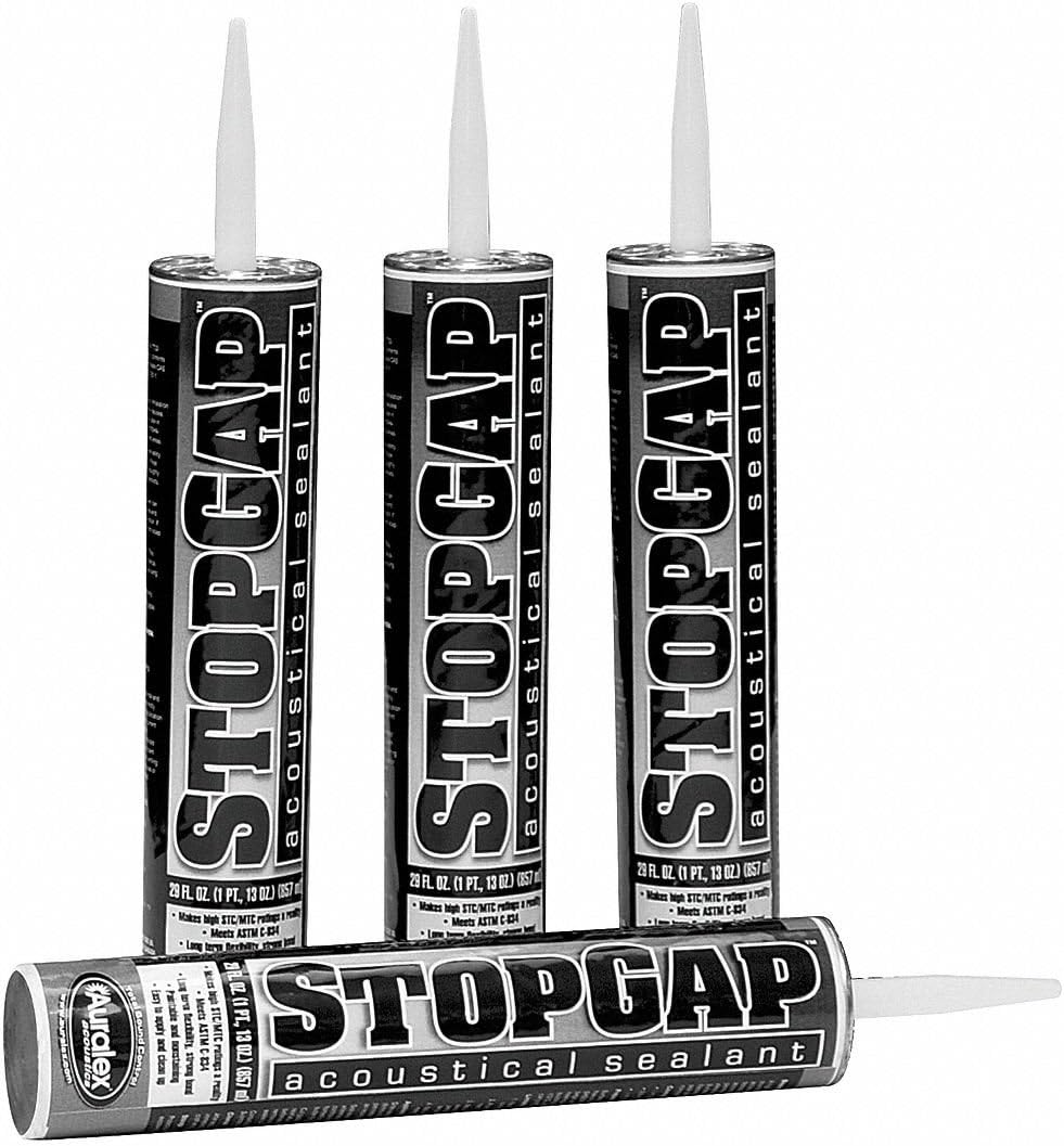 Acoustical Sealant, Latex Based Caulk, 1 EA