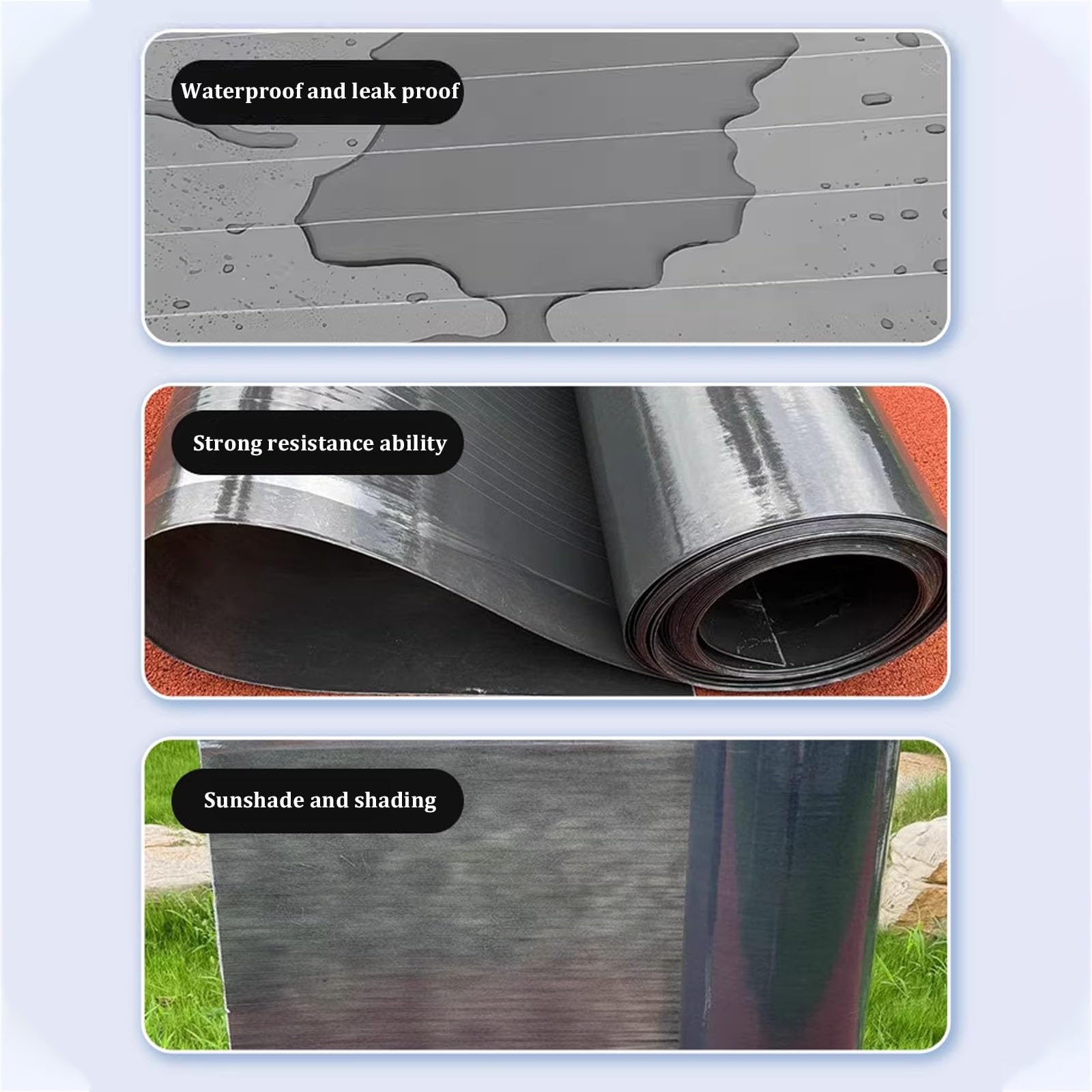 Gris Impermeable Placas Transparente,Planchas Transparentes Tejados,Paneles De Techo De Policarbonato,para Techos,Exterior, Terraza,Jardín,Hojas De Invernadero,Marqu(Size:150 cmx100 cm(4.92x3.3 ft))