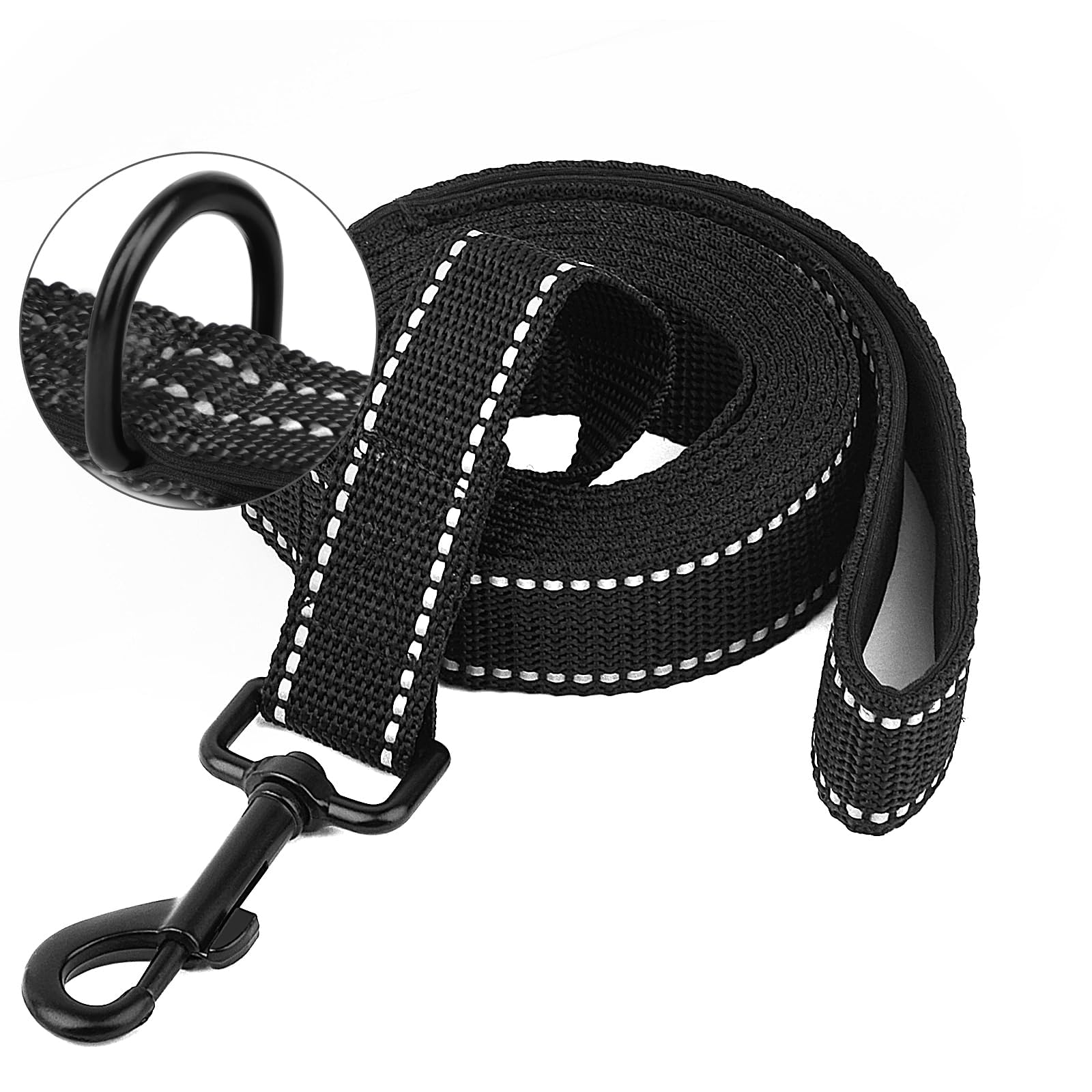 Longe pour Chien - Longe 3M 10M 20M 30M Laisse pour Chien, Laisse de Dressage avec Poignée pour Chiens, Refléchissant (10M)