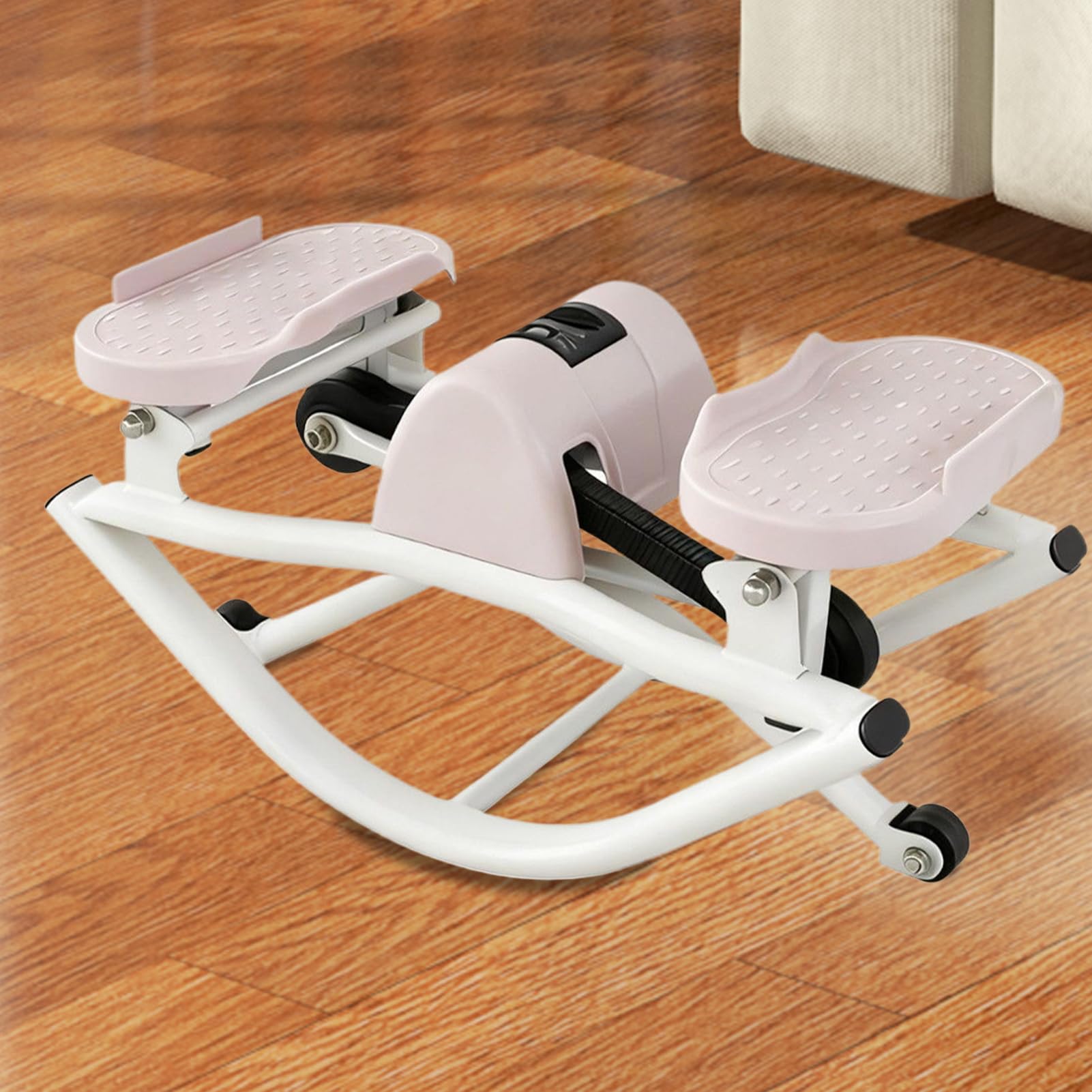 Core Exerciser Equipment, tragbare kompakte Low Shock Step Rocker für Bauchmuskel- und Beintraining – ideal für Zuhause, Büro, Wohnung oder Fitnessstudio