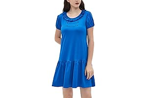 Retro Blue Peanuts Dress Costume