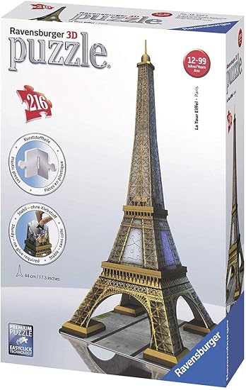 Ravensburger Puzzle 3D Tour Eiffel 216 Pièces Ravensburger