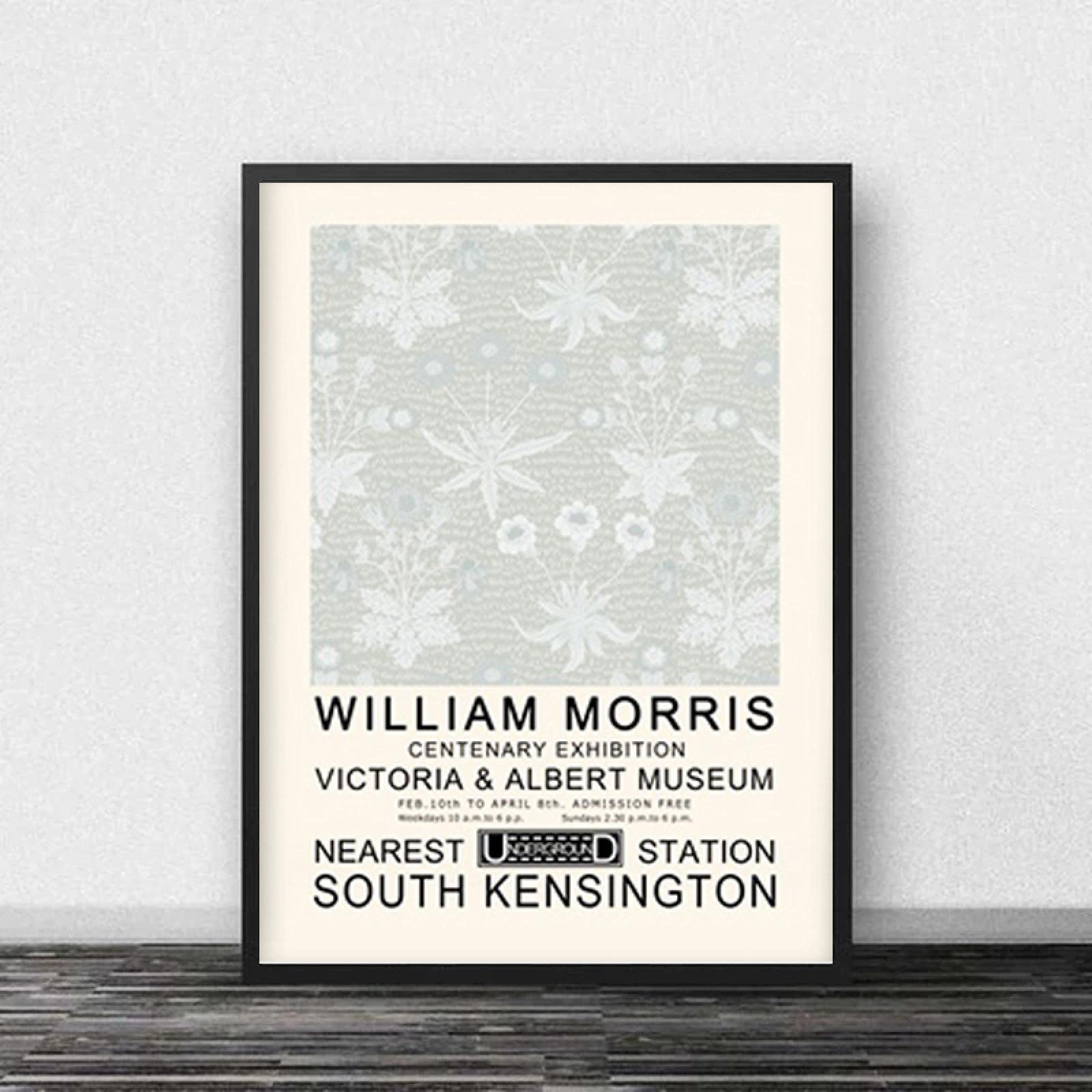 Dittelle Astratto Fiore Uccelli William Morris Tela Pittura Stampe e Poster London Underground Art Nouveau Living Room Decor 70x100cm-3 Pezzi Senza Cornice