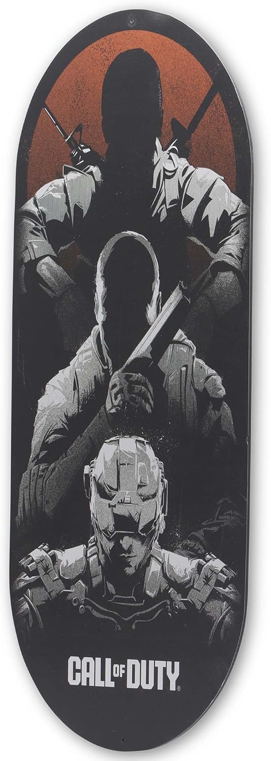Call of Duty Black Ops Oval Metal Sign - Large Call of Duty Wall Decor for Game Room or Man Cave