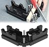 2-in-1 Mitre Measuring Cutting Tool,Miter Saw Protector,Bevel and Mitre Box,85-180° for Precise Angle Cutting and Sawing in Woodworking,Home Renovation