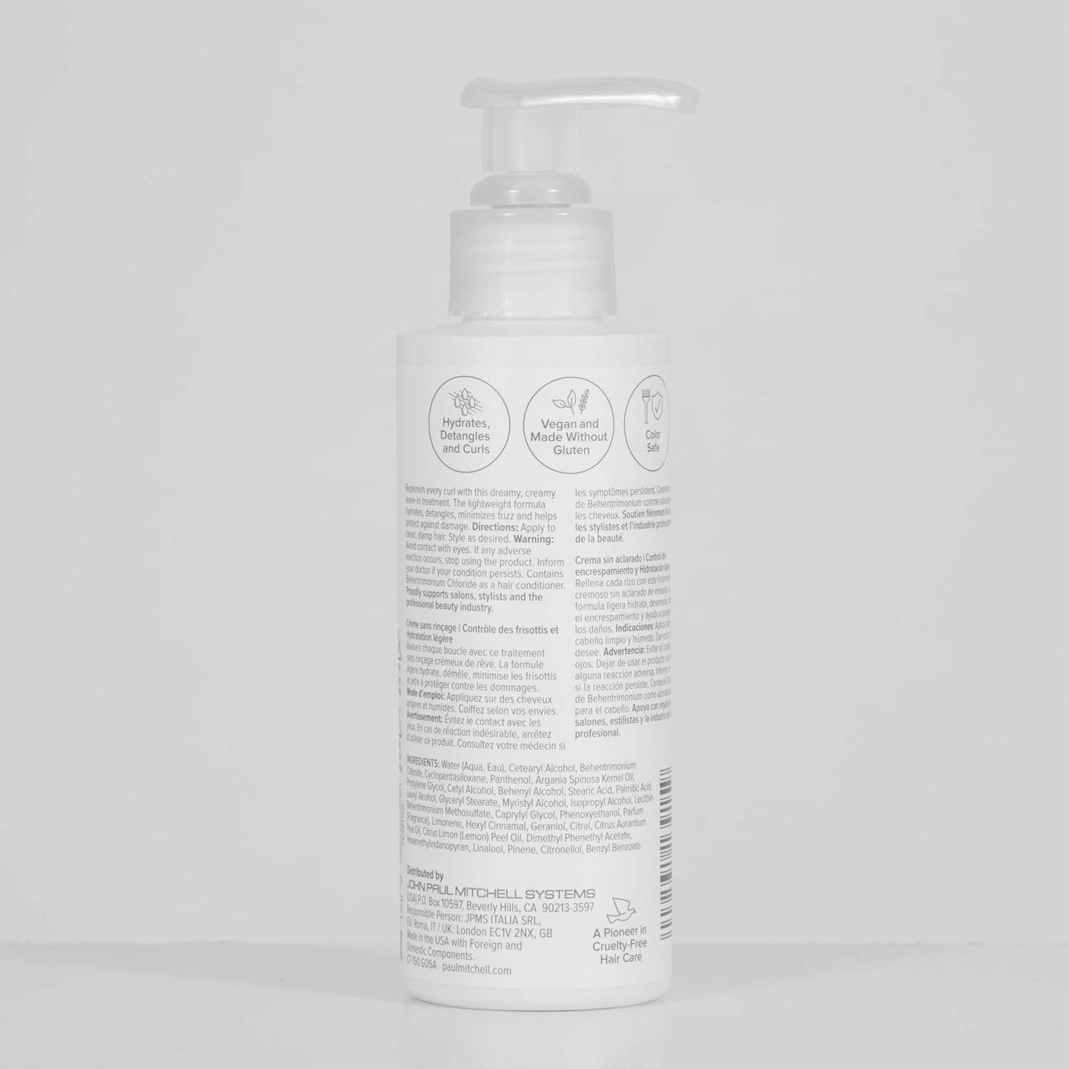 Paul Mitchell Full Circle Leave-In Cream, Frizz Control, Lightweight Hydration, For Curly + Wavy Hair, 5.1 fl. oz - Image 8