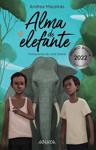 Portada de Alma de Elefante Premio Anaya 2022