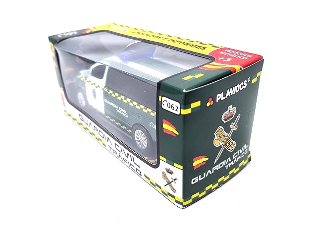 Foto 7 de 8 de PLAYJOCS GT-8165 FURGÓN G. Civil TRÁFICO Coche metálico Juguete para niños y coleccionistas