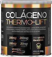 Colágeno Verisol Thermo Lift C/Cafeína Laranja Moro Gengibre 200g - Laranja com acerola - Nutrilibrium