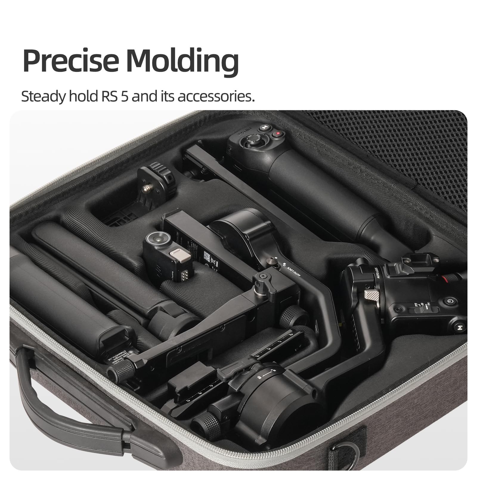 RC GearPro Borsa per DJI RS 5 | Borsa a tracolla compatibile con DJI Ronin RS5 Handheld Gimbal Stabilizer & Accessori