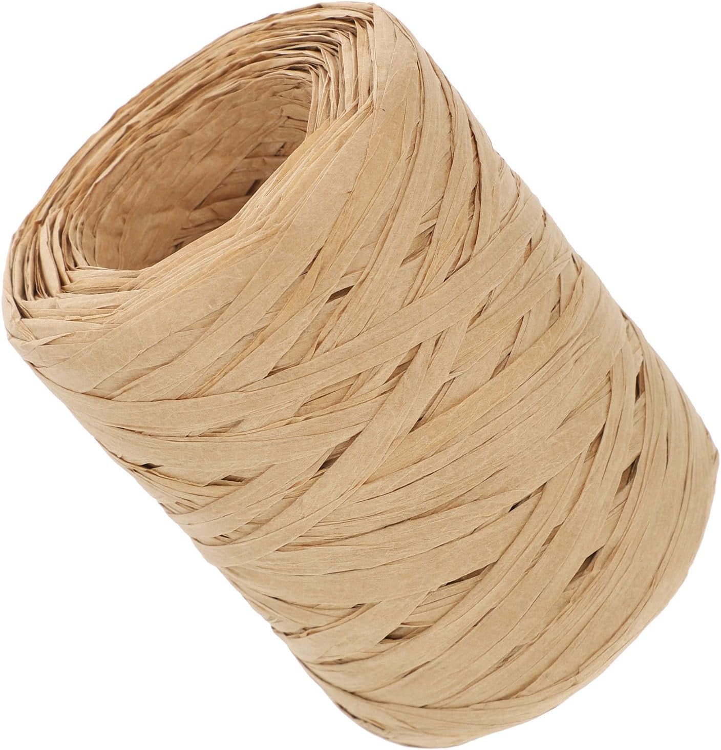 Raffia Paper Craft Ribbon 1 Roll for Weaving, Wrapping