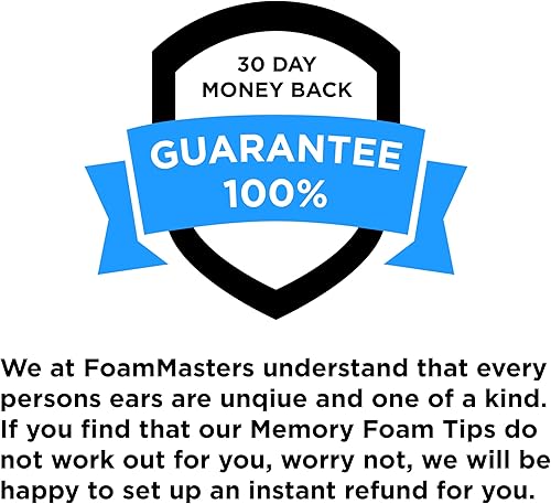 Miniatura 7 de Foam Masters Memory Foam Ear Tips for AirPods Pro 1st & 2nd Gen  Comfortable  Secure  Better Noise Cancellation  Version 3.0 Replacement Buds
