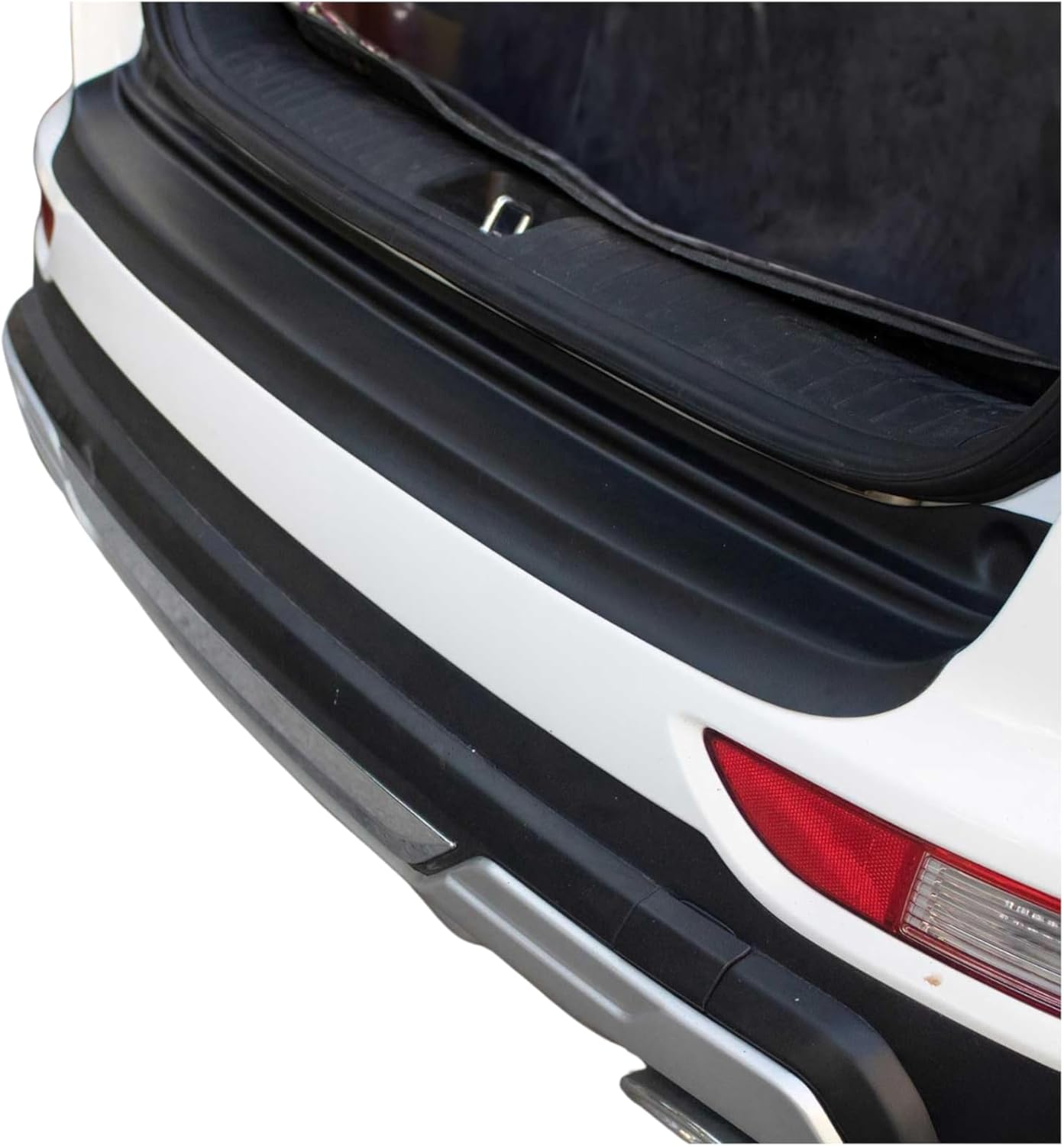 OMAC Rear Bumper Sill Cover Protector Guard for Kia Sportage 2017-2019 Matte Black