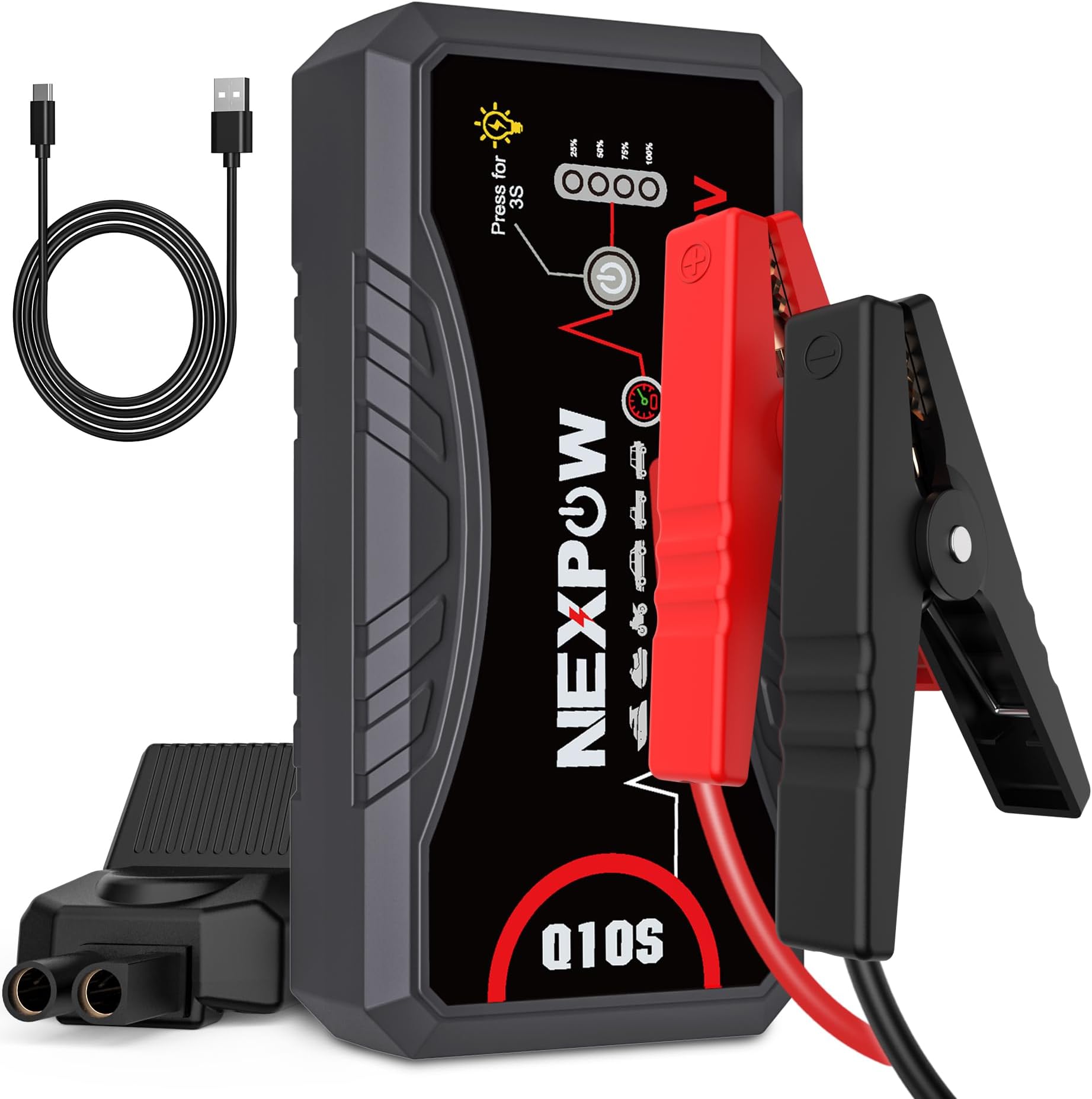 Car Jump Starter 2026 Upgraded Car Battery Jump Starter Pack