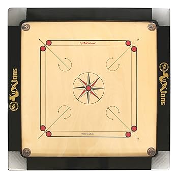 KOXTONS - 36 INCH Full Size Carrom Board with 3