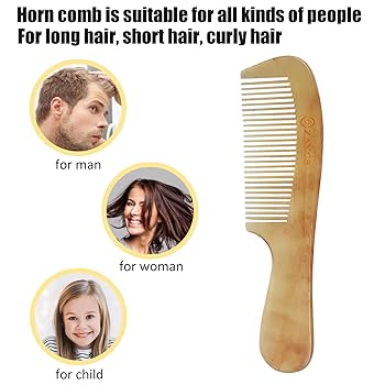 バッファローホーンコーム Amazon | ZAYCB バッファローホーンファイントゥースコーム