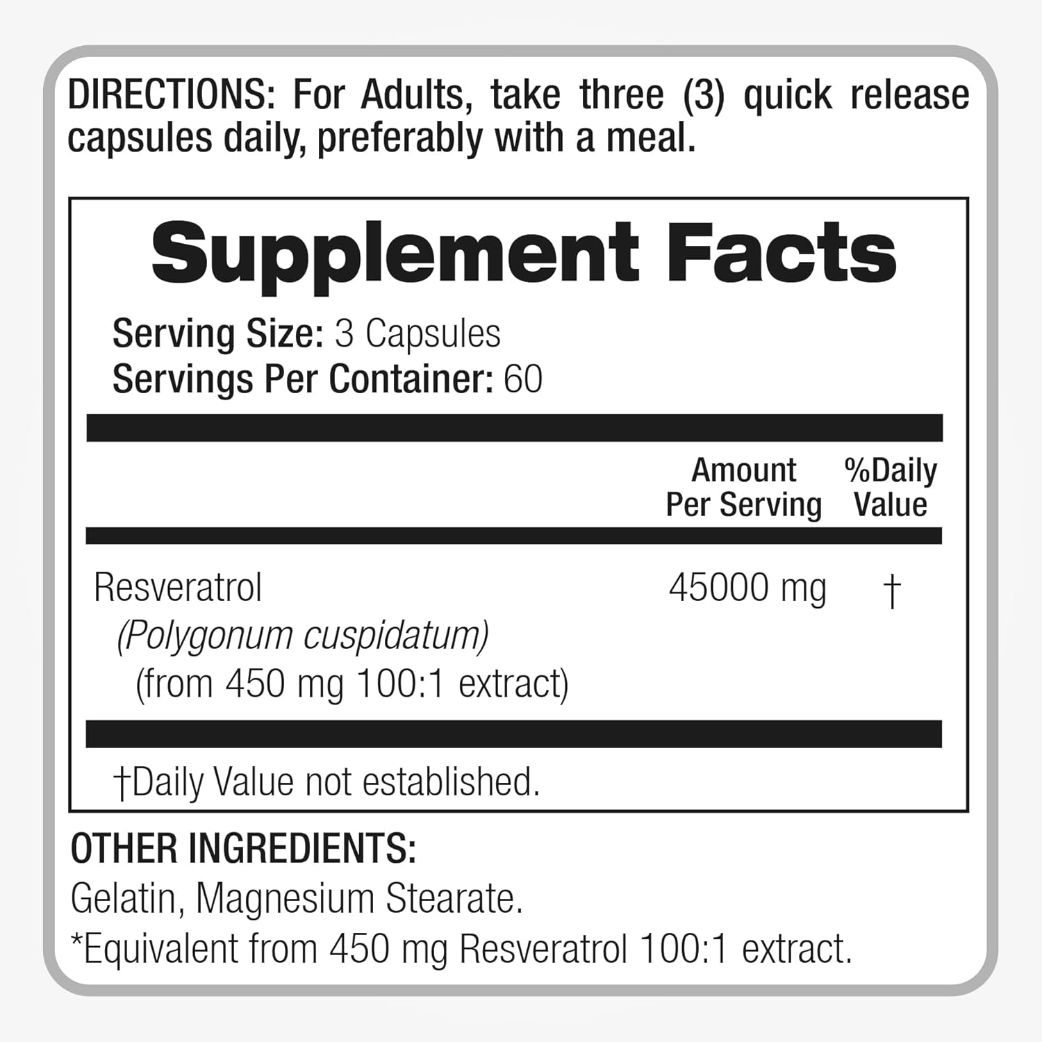 FITO MEDIC'S Lab | Resveratrol | Resveratrol Supplement | 450 mg 100:1 | 180 Caps - Image 4