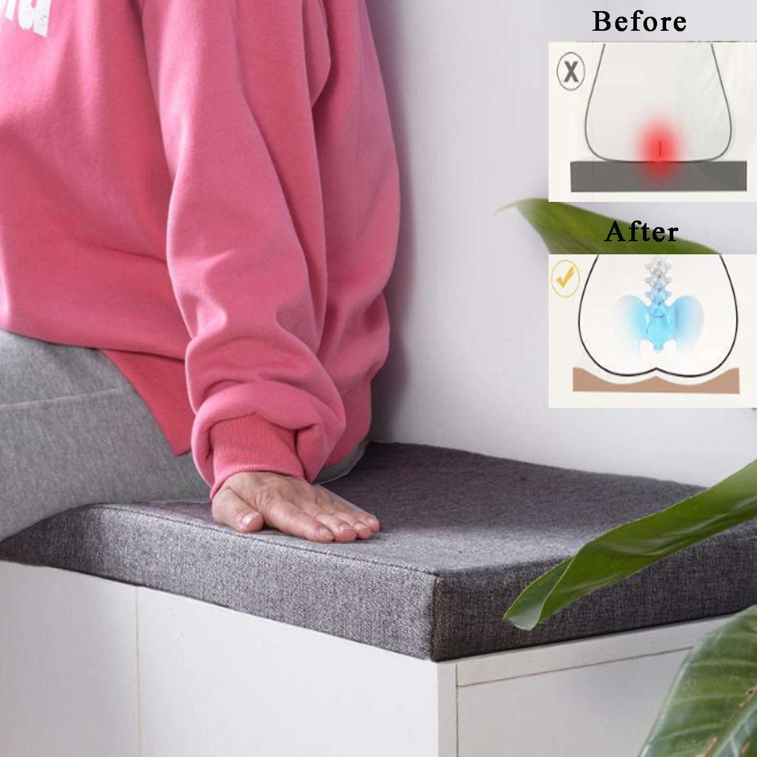 Cuscino per panca da giardino, impermeabile e rimovibile, antiscivolo, adatto per porte scorrevoli, 2 o 3 posti, facile da pulire, perfetto per terrazze e balconi
