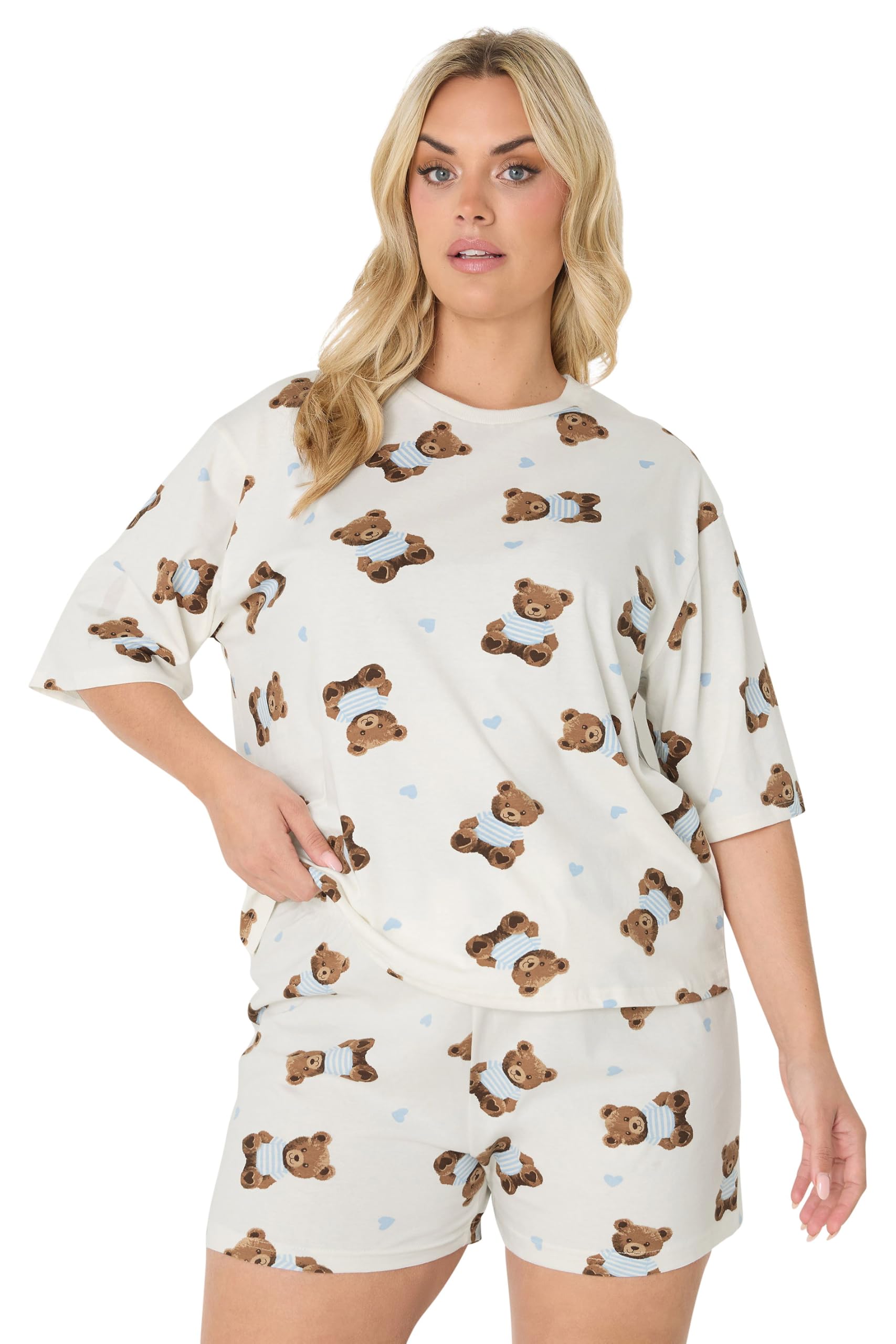 Yours Women's Natural Pyjama Set In | : 18/20