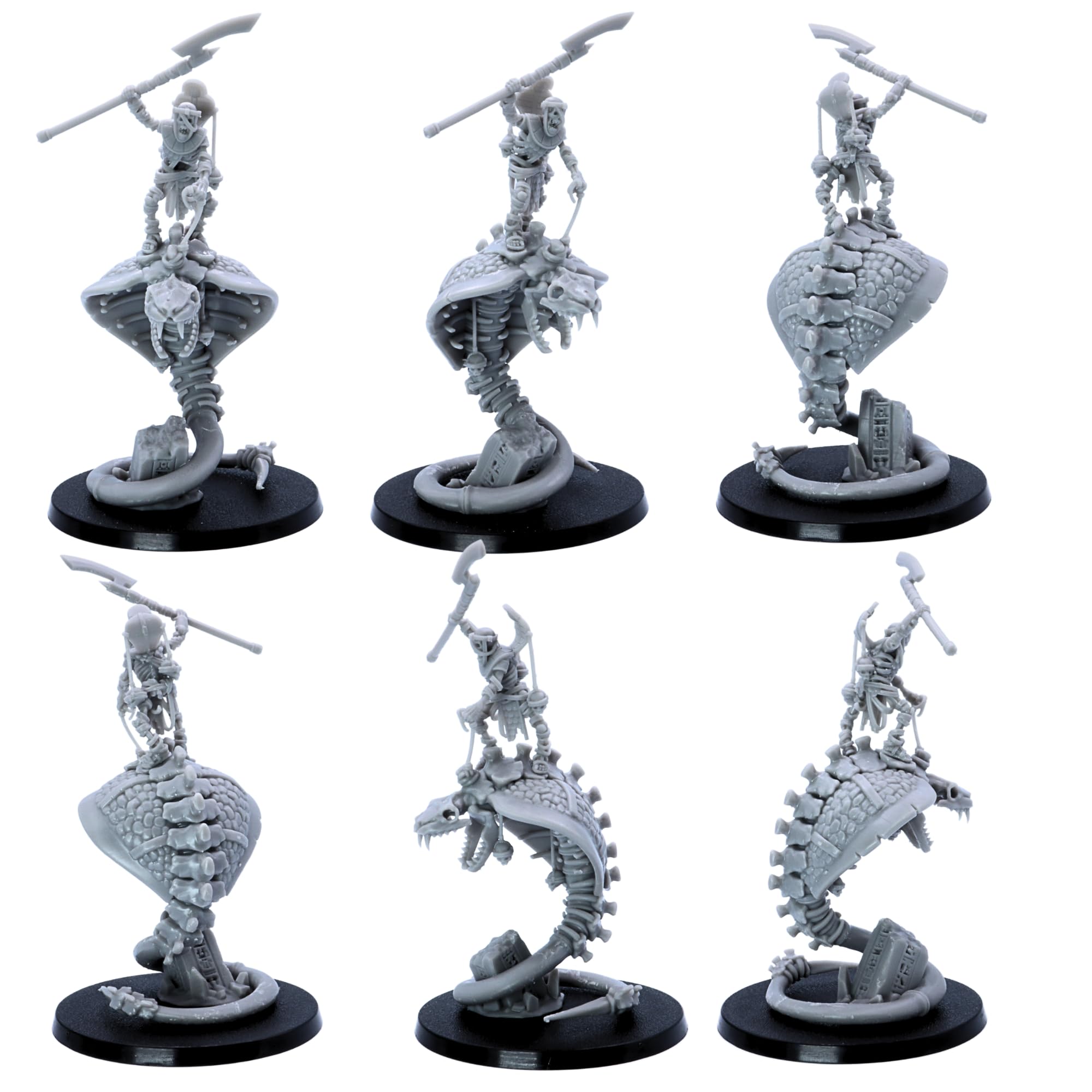 Forged Terrain Egyptian Snake Riders, Dark, Earthy Tones, 32mm - Image 3