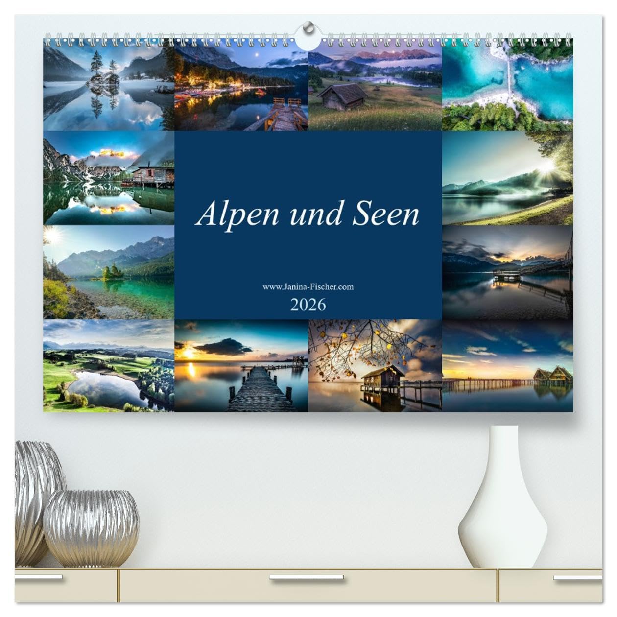 Alpen und Seen (hochwertiger Premium Wandkalender 2026 DIN A2 quer), Kunstdruck in Hochglanz: Landschaftsfotografie mit höchsten Ansprüchen (CALVENDO Natur)