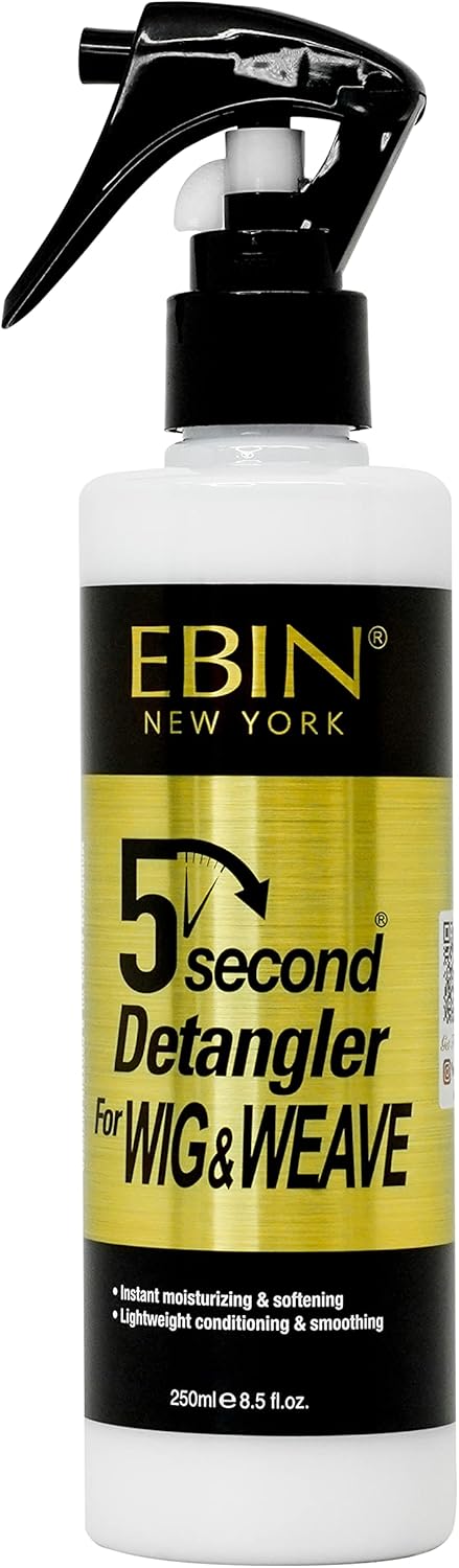 EBIN NEW YORK 5 Second Detangler for Wig 8.5 oz / 250ml EBIN NEW YORK 5 Second Detangler for Wig 8.5 oz / 250ml
