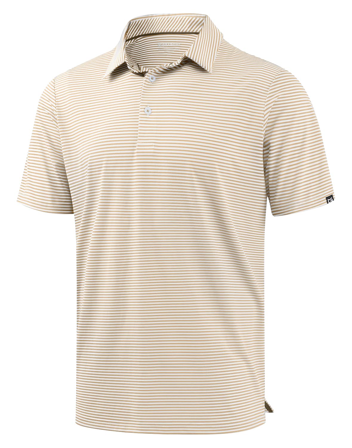 G Gradual Mens Golf Shirt Dry Fit Moisture Wicking Performance Short Sleeve Striped Polo Shirts for Men Dressy Casual — view 23