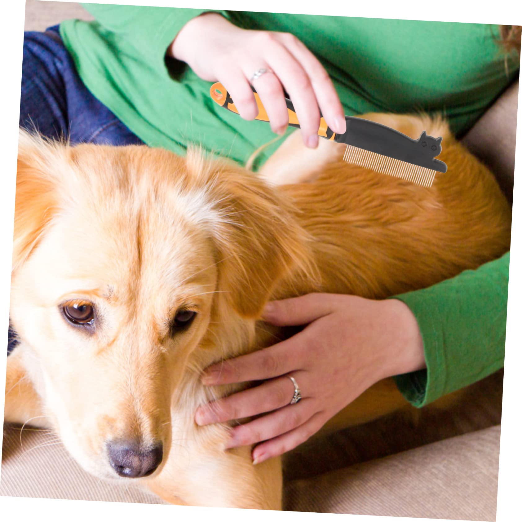 Ipetboom 3 Piezas peine para perros peine de aseo portátil accesorio de gato peines peine de pelo de perro doméstico peine de pelo de perro de uso diario familiar peine de gato peine peine