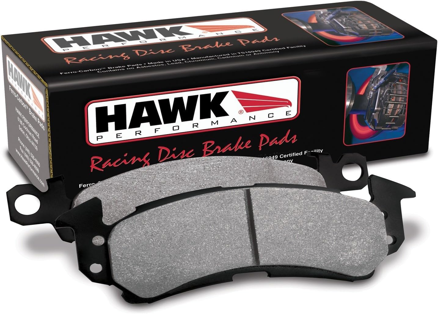 Hawk Performance HB549N.702 HP Plus Crossover Street/Motorsport Brake Pads