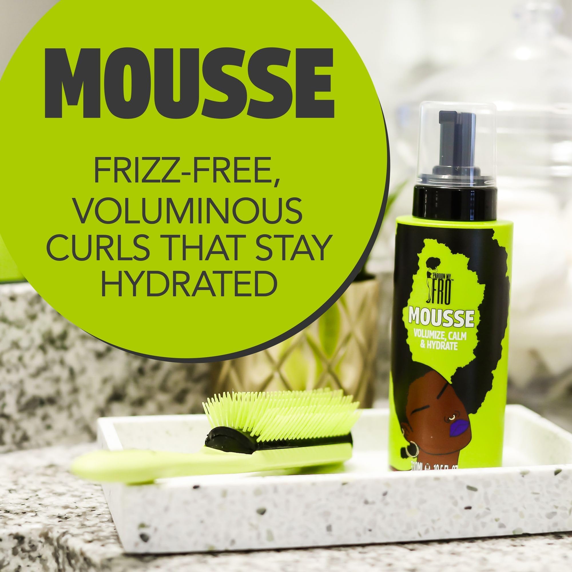 Pardon My Fro Mus utrwalający do włosów kręconych 300 ml