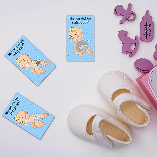 Miniatura 3 de 40 tarjetas de juego para rascar para baby shower, boletos de lotería para rascar con lindo chico, juegos de fiesta de baby shower, divertidas ideas