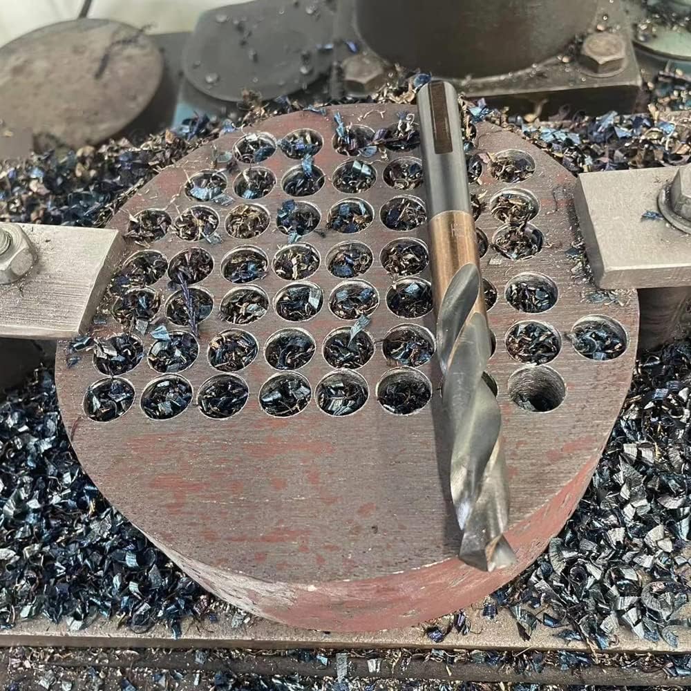 3 brocas HSSCO de acero de alta velocidad M35 S&D de acero de alta velocidad para acero inoxidable con vástago reducido de 1/2 pulgada y punta de división de 135 grados