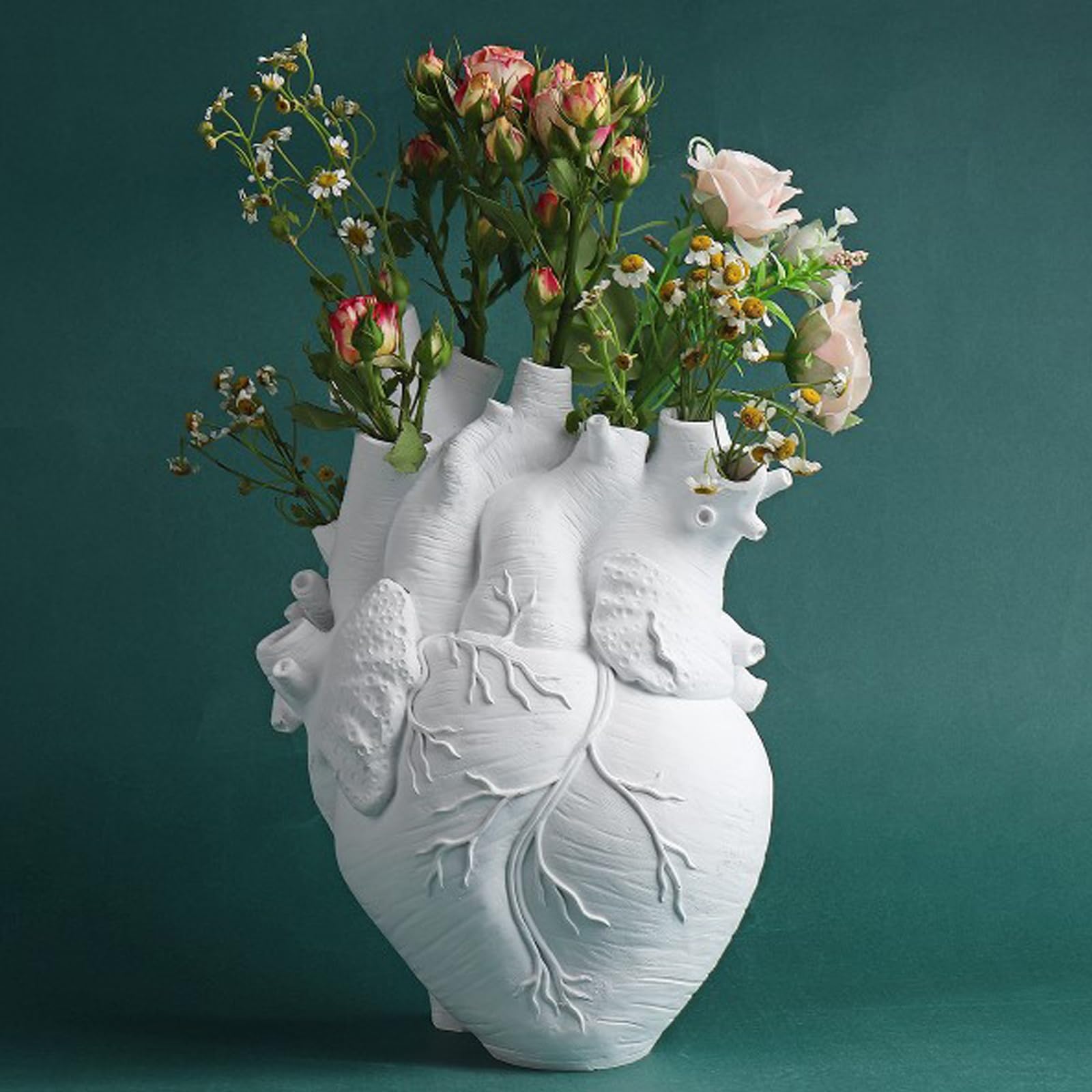 Amazon.com: Resin Vase Planter, Decorative Heart Vase - Anatomical