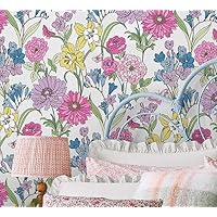 Amazon | 壁紙 ローラアシュレイ クロス 花柄 輸入壁紙 52cm×10m