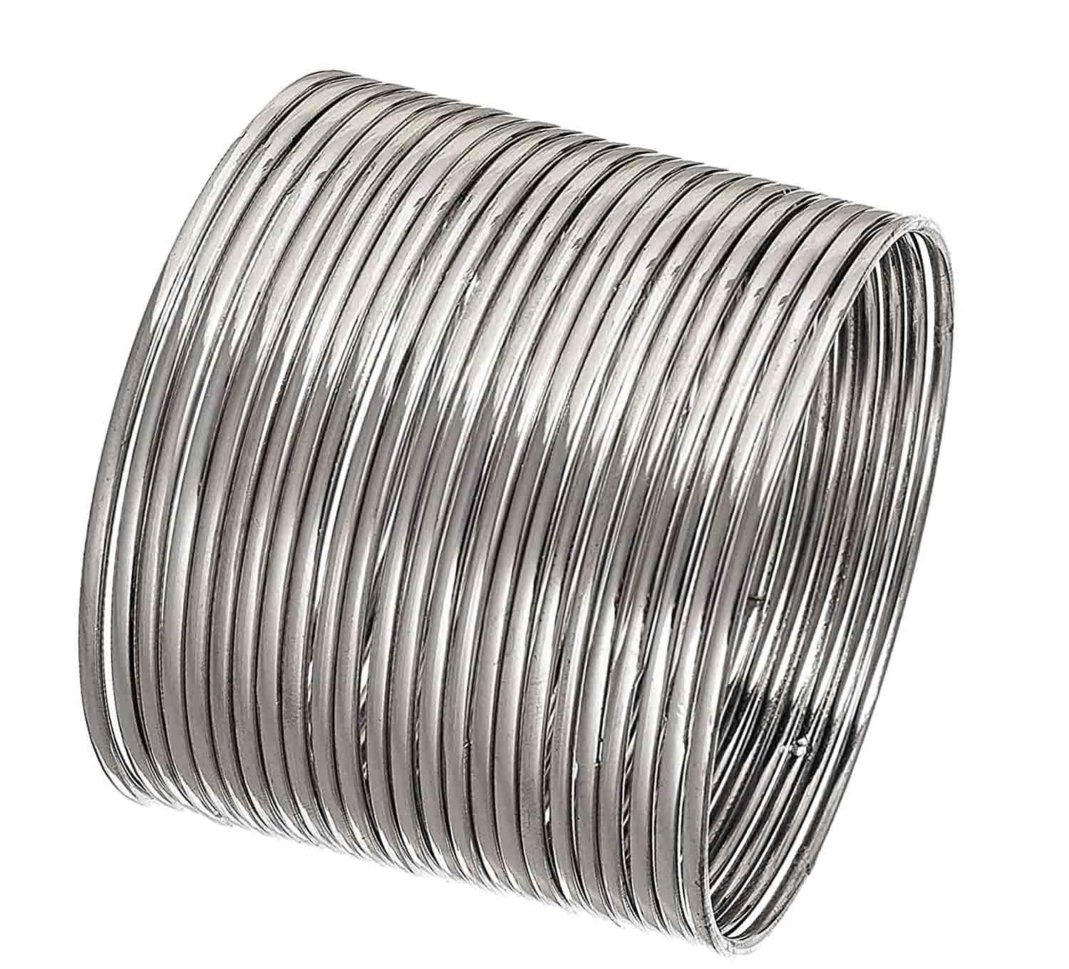 GURJARI JEWELLERS Traditional Oxidised silver Plated Plain Bangles (Party & Functions) for Women and Girls- (Set of 24 Bangles) (2.6) (B0B77LNZQ7) Amazon Price History, Amazon Price Tracker