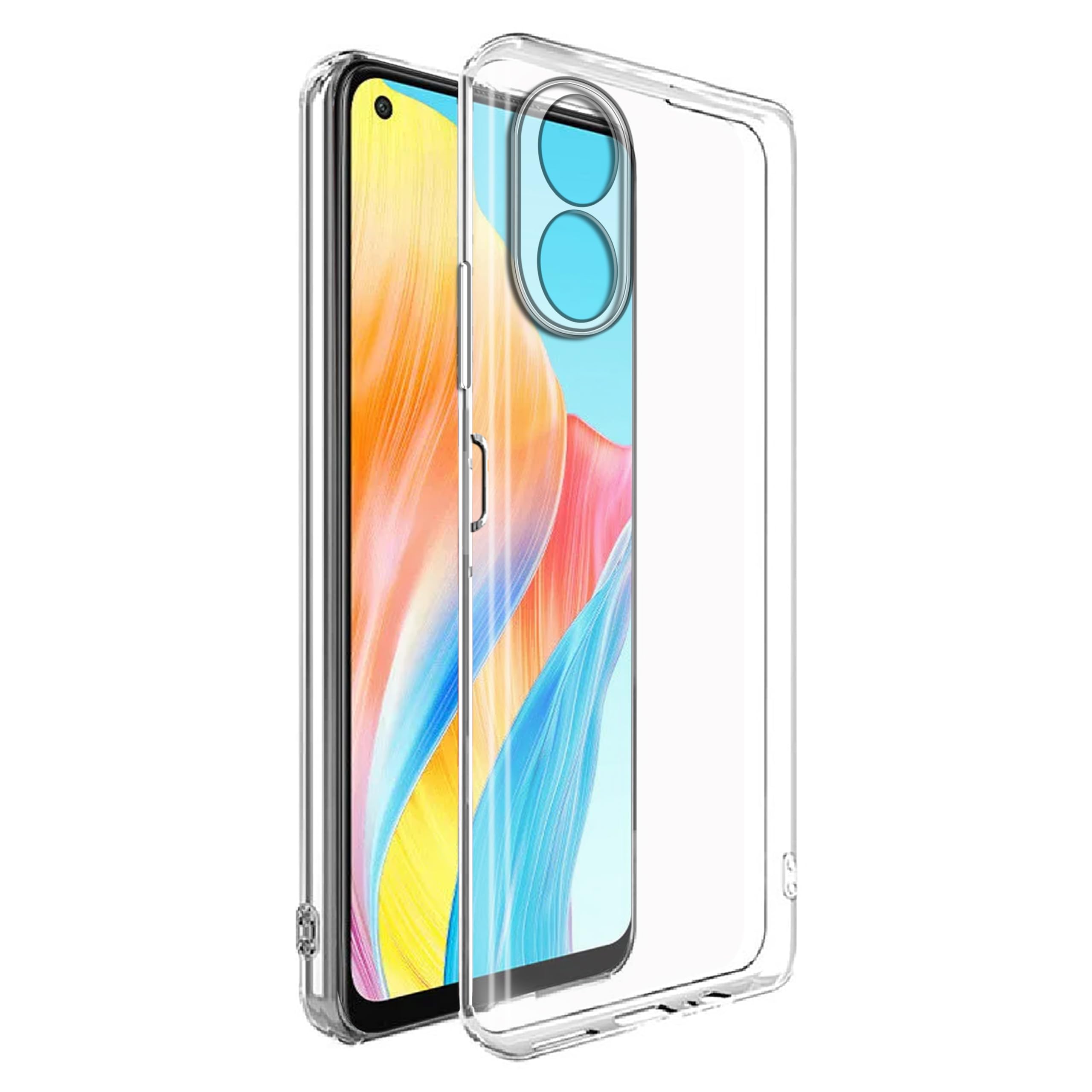 Amazon Brand- Solimo Basic Case for Oppo A78 4G (Silicone_Transparent) (B0CJ567KD9) Amazon Price History, Amazon Price Tracker
