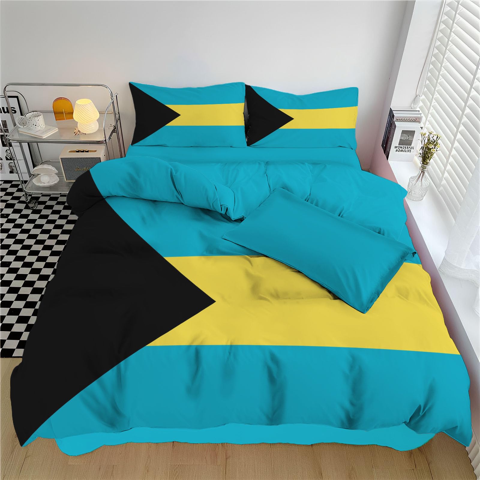 Housse de couette motif Bahamas 140x200 pour raviver une décoration de chambre trop terne