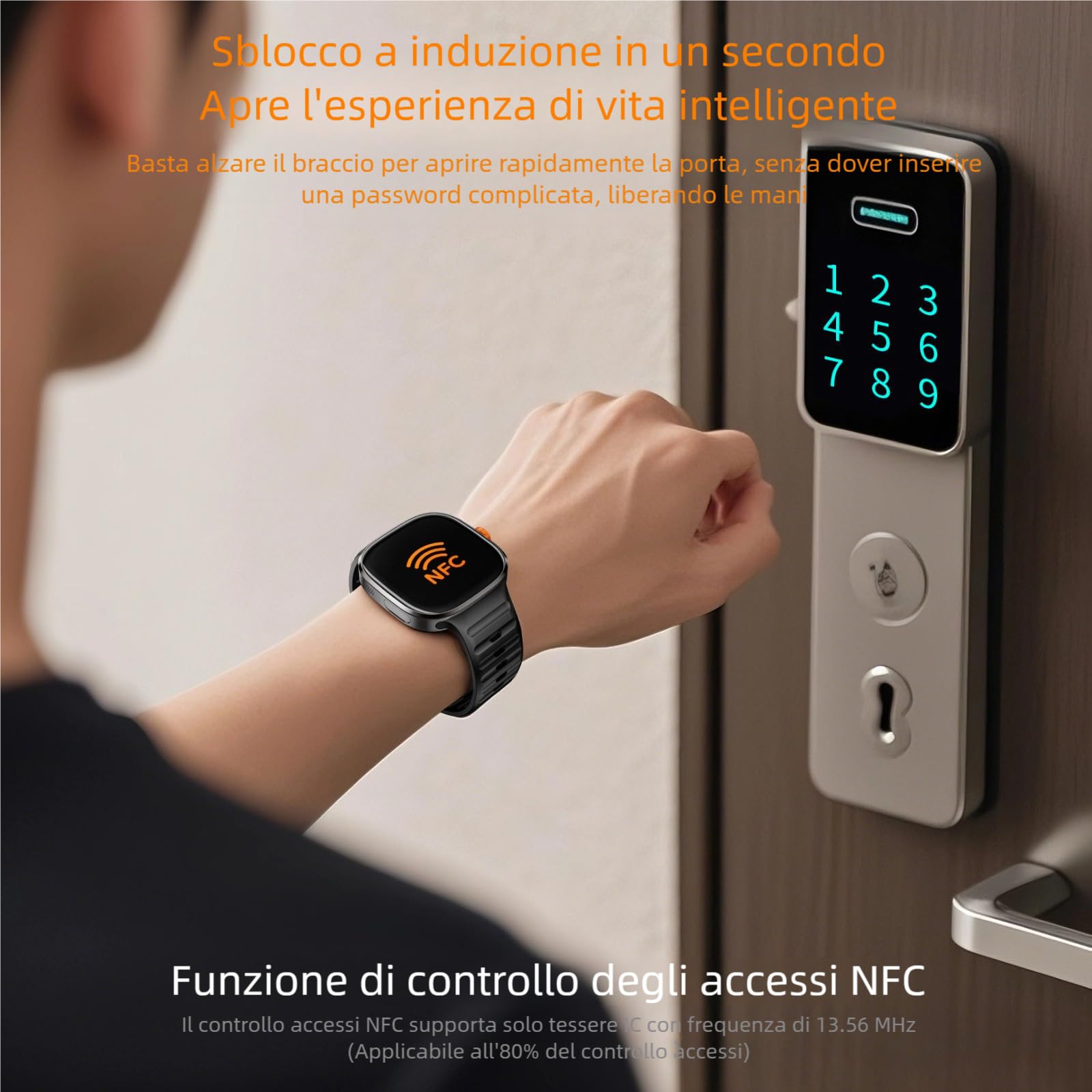 LOKMAT 4G Scheda SIM Smart Watch Android, Schermo AMOLED Grande 2.16'' 3GB+32GB Smartwatch per Uomini e Donne con Camera Rotante WiFi GPS, Orologio Tracker di Attività Fitness 1150mAh (Nero)