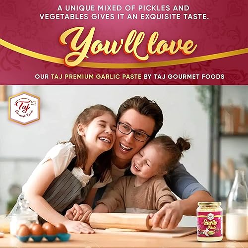 Miniatura 4 de TAJ Puré de ajo  Puré de ajo fresco para cocinar  10.58 oz (10.5 onzas)