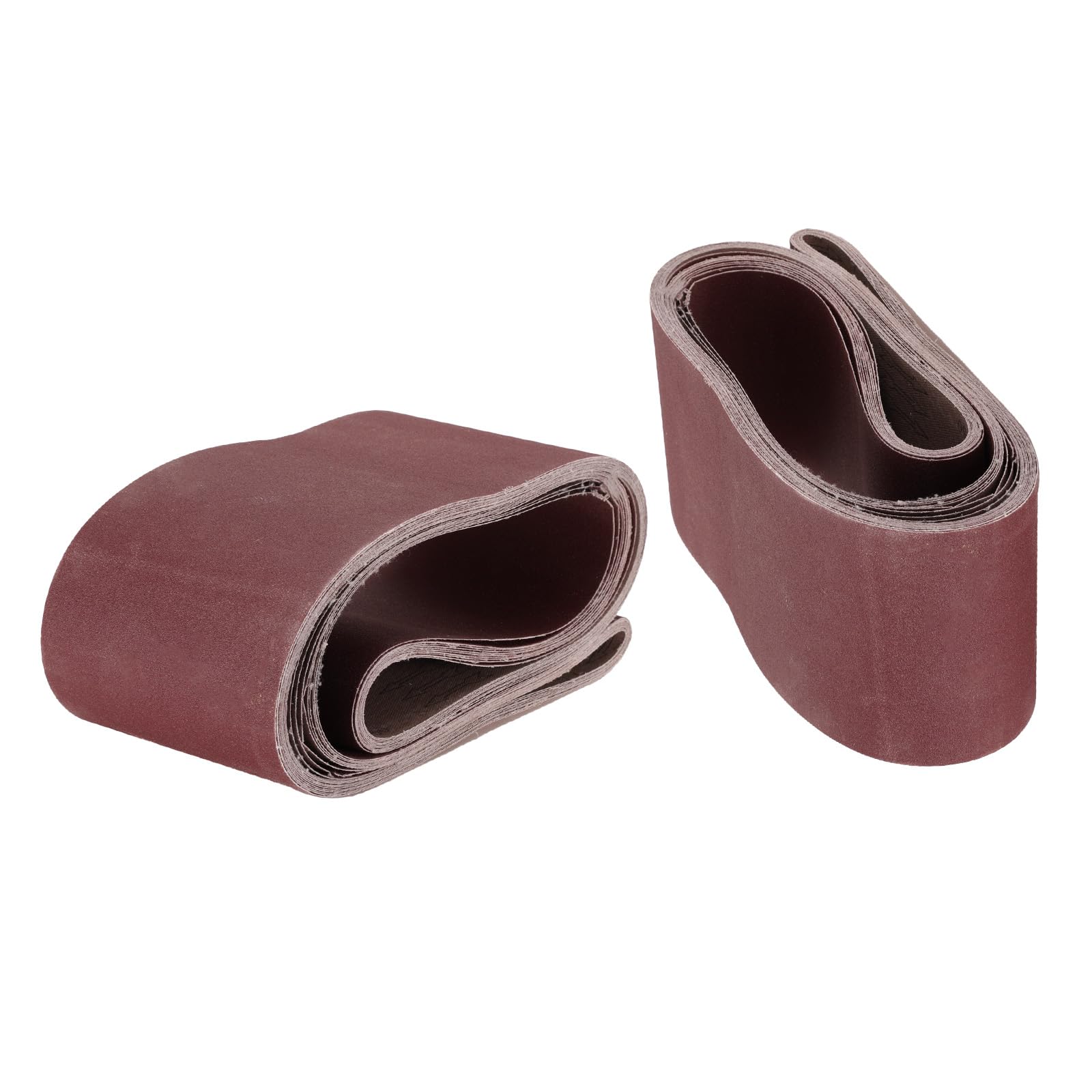 QUARKZMAN 10pcs 6" x 89" Bandas De Lija 150 Granos Óxido De Aluminio Papel De Lija Para Lijadora De Banda Papeles De Lijado Para Pulido Y Molienda De Metal Y Madera, Marrón Rojizo