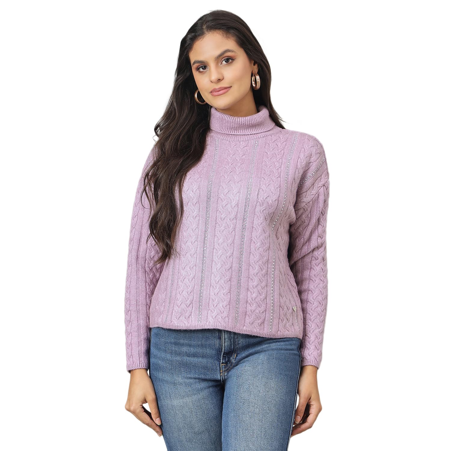 duke Women's Acrylic Blend Modern Cardigan Sweater-picture-36
